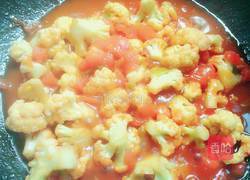 番茄炒花菜的做法图解13