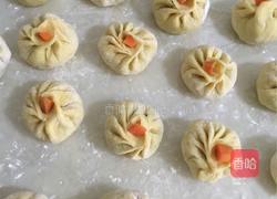 萝卜茎叶馅南瓜皮包子的做法图解10