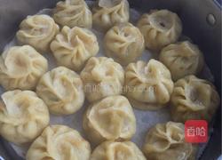 萝卜茎叶馅南瓜皮包子的做法图解13