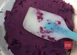 黑芝麻核桃仁紫薯月饼的做法图解3