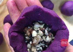 黑芝麻核桃仁紫薯月饼的做法图解7