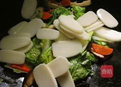香菇青菜汤年糕的做法图解11