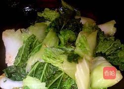 虾油白菜的做法图解4