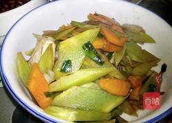 肉炒莴苣的做法图解8