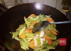 肉炒莴苣的做法图解7