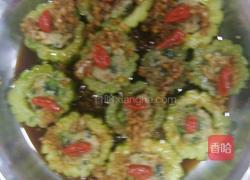 苦瓜酿肉的做法图解7