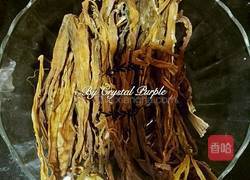 腊肉炒笋干的做法图解2