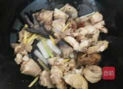 干豆角炒小鸡贴面饼的做法图解4