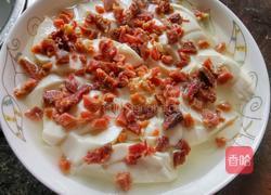 腊肉蒸豆腐花的做法图解3
