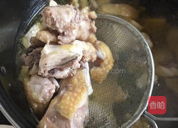 红烧土鸡茄子皮带面的做法图解5