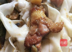 红烧土鸡茄子皮带面的做法图解17