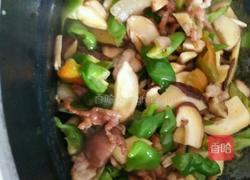 青椒炒火腿的做法图解4