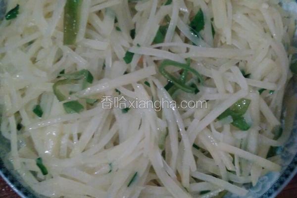 青椒土豆丝