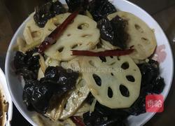 莲藕炒木耳的做法图解7