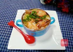 虾面条的做法图解12