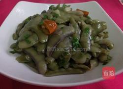 炒扁豆的做法图解4