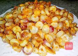 咸蛋黄炒玉米的做法图解7