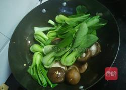 双菇油菜的做法图解5