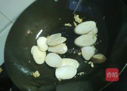 双菇油菜的做法图解4