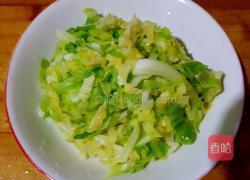 炒甘蓝菜的做法图解3