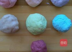 七彩芋圆的做法图解2