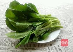 清炒菜心的做法图解2