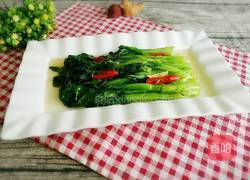 清炒菜心的做法图解11