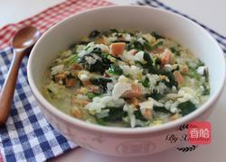 咸蛋菠菜粥的做法图解9