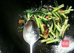 腊肉炒红菜苔的做法图解7