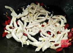 炝炒牛肚的做法图解6