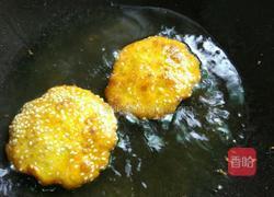 金黄芝麻南瓜饼的做法图解4