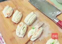 葱油花卷（葱油火腿花卷）的做法图解11