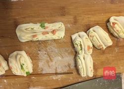葱油花卷（葱油火腿花卷）的做法图解13