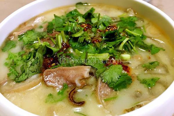 羊头肉片粉汤