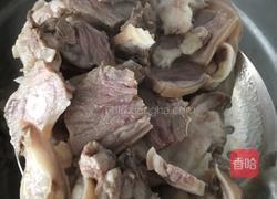 羊头肉片粉汤的做法图解2