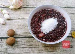 花生黑米粥的做法图解11