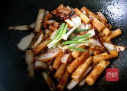 白菜炒年糕的做法图解8