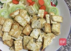豆腐大葱的做法图解3