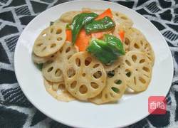 炒莲菜的做法图解7