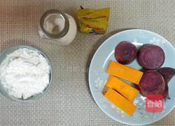 玫瑰馒头的做法图解1