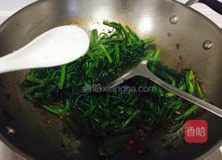 黄豆酱炒空心菜的做法图解7
