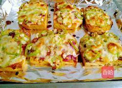 芝士焗馒头片的做法图解9