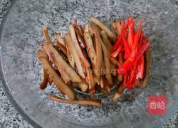 菠菜拌香干的做法图解2