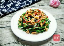 鸡丝炒韭菜苔的做法图解9