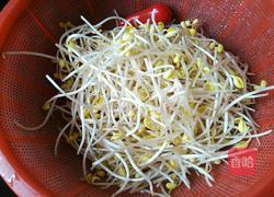 炝炒黄豆芽的做法图解2