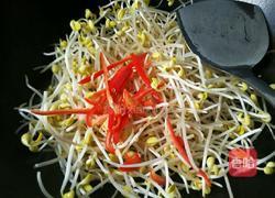 炝炒黄豆芽的做法图解5