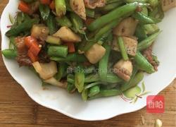 肉炒龙豆的做法图解4