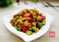 杏鲍菇黄瓜鸡丁的做法图解20