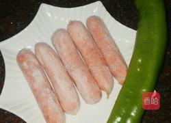 爆炒热狗的做法图解1