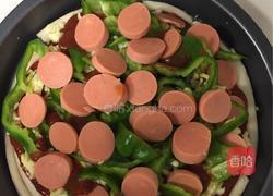 火腿芝士披萨的做法图解4